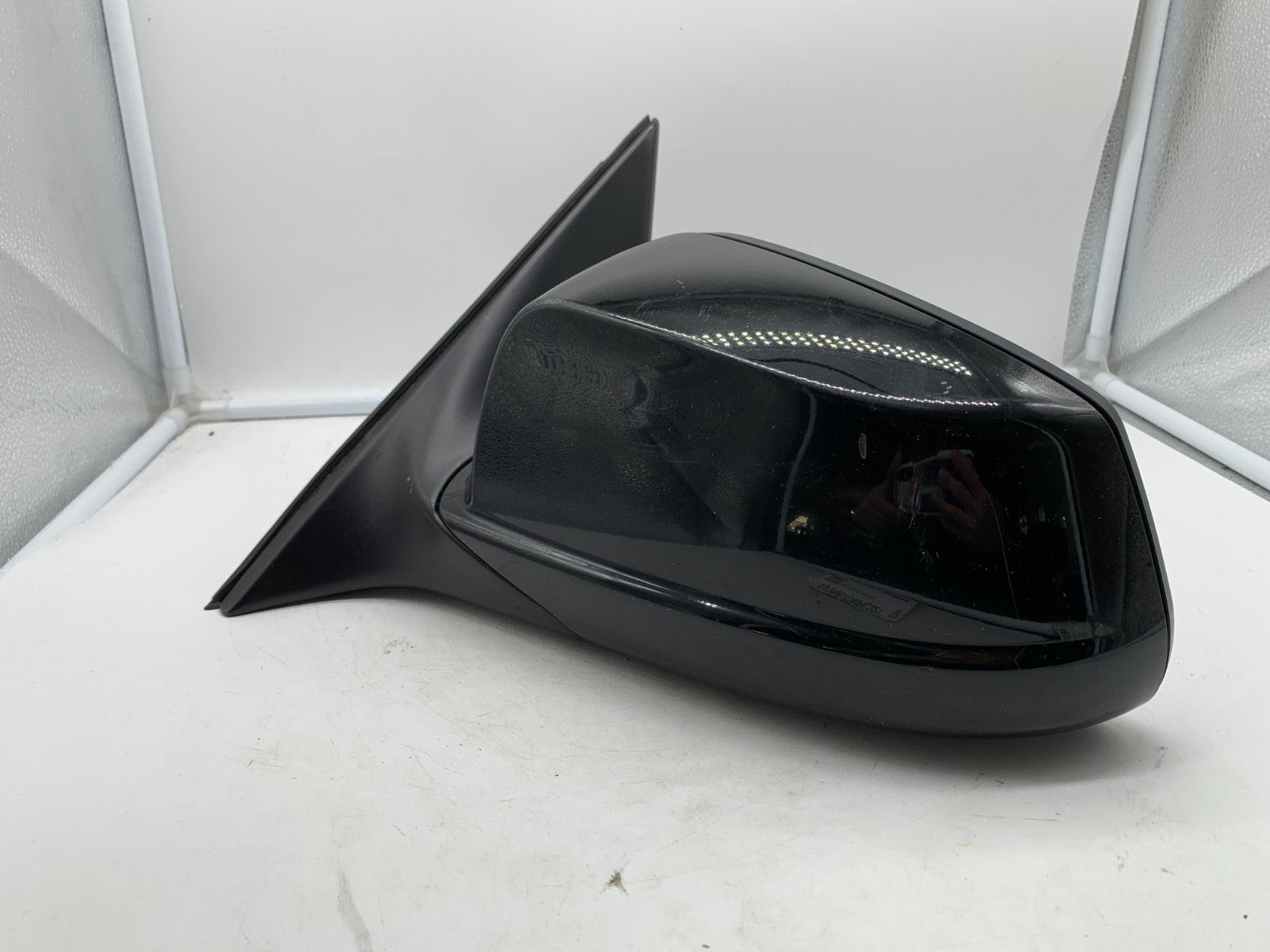 2012-2013 BMW 528i Driver Side View Power Door Mirror Black OEM B01B20096