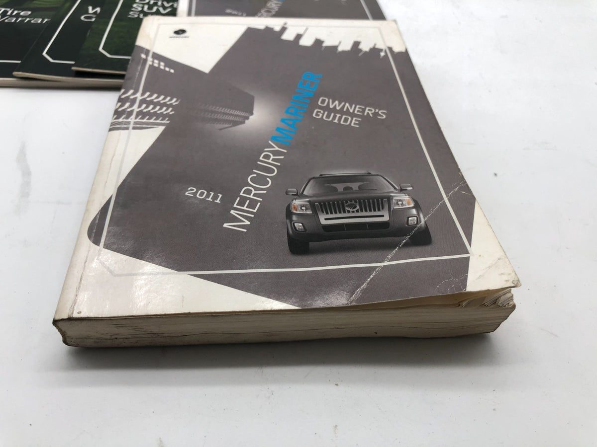 2011 Mercury Mariner Owners Manual Set with Case OEM R01B08016