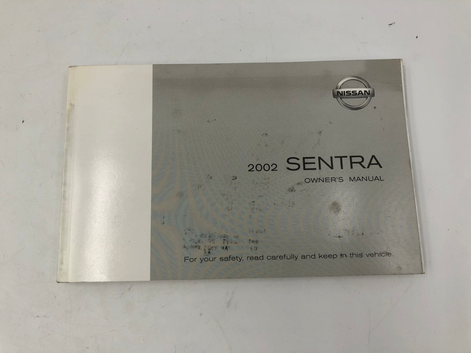2002 Nissan Sentra Owners Manual with Case OEM D02B62007