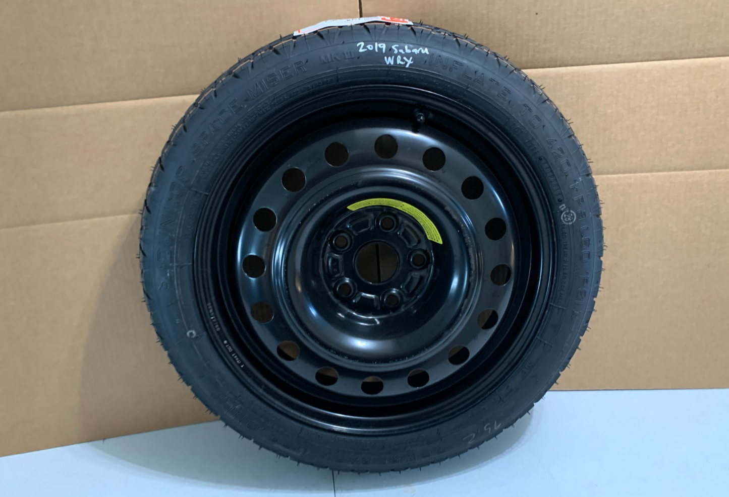2015-2021 Subaru WRX 17" Spare Tire Wheel Compact Donut T145/70D17
