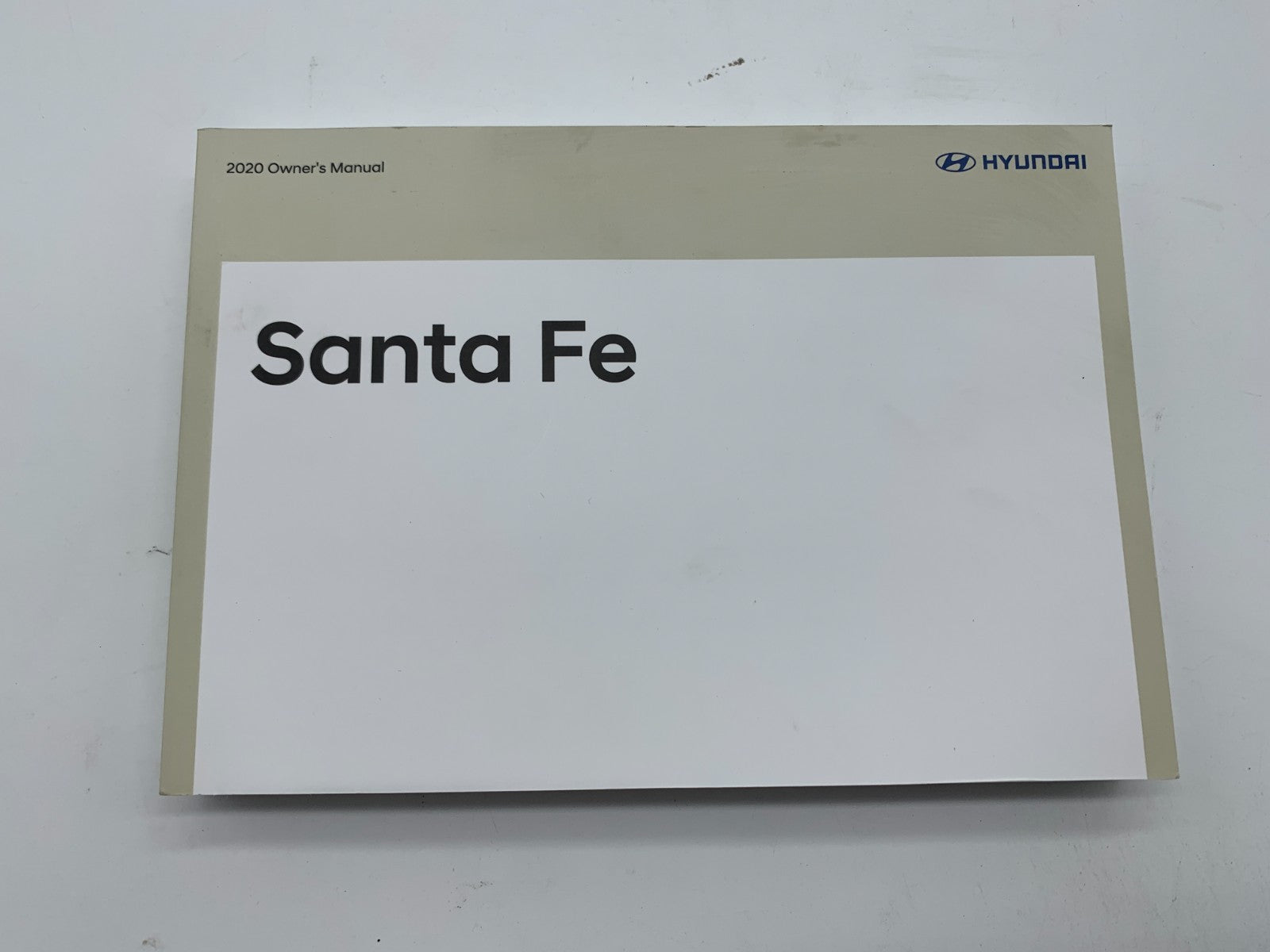 2020 Hyundai Santa FE Sport Owners Manual Set with Case OEM C03B26051