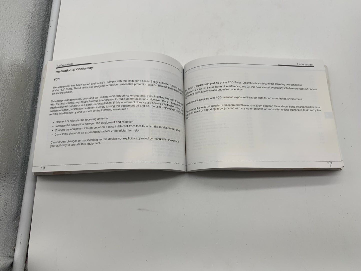 2018 Kia Optima Owners Manual Set with Case OEM A02B43014