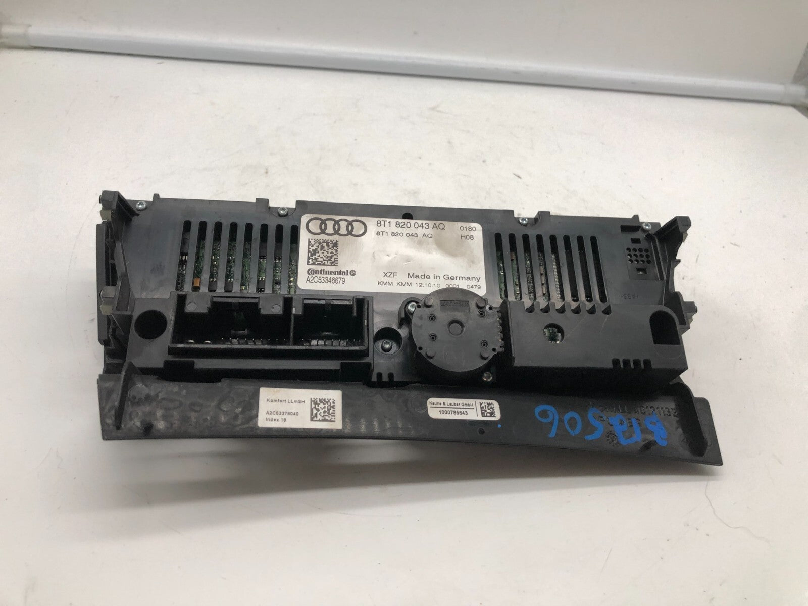 2010-2012 Audi S4 AC Heater Climate Control Unit OEM B04B27006