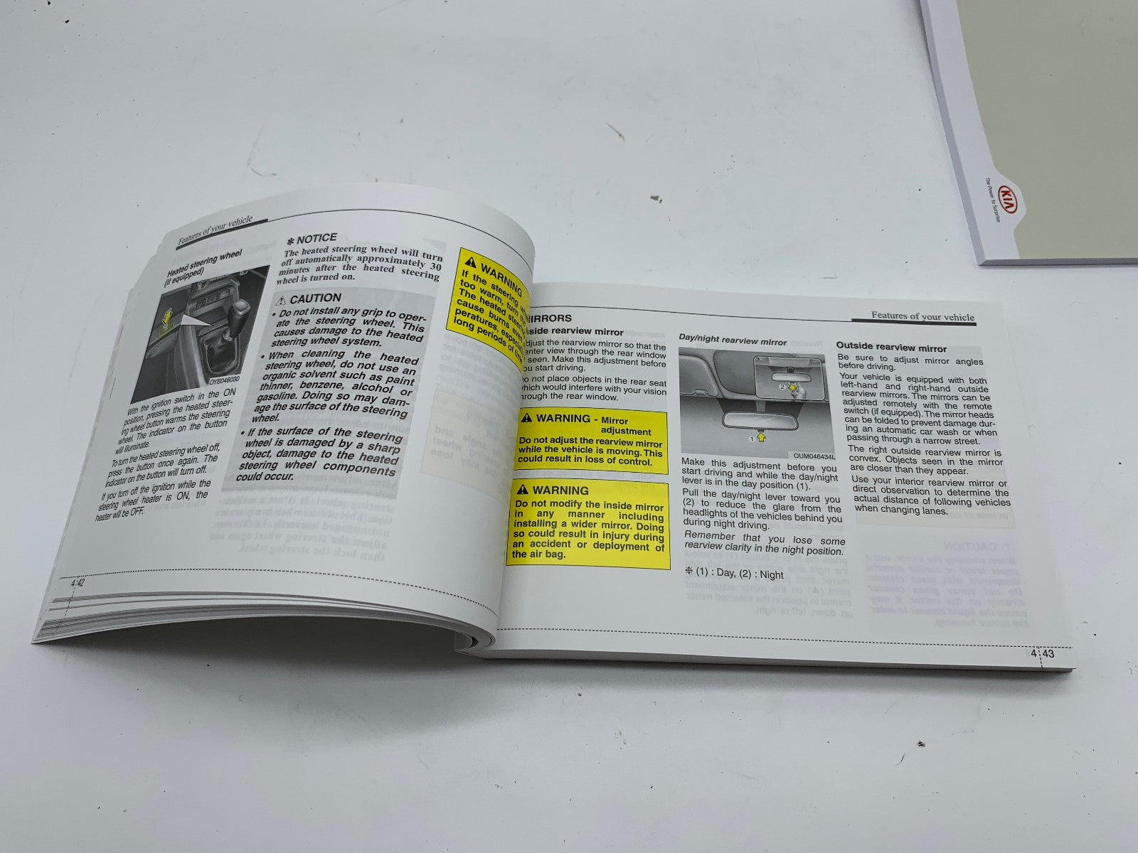 2020 Kia Rio Owners Manual Set OEM D03B13004