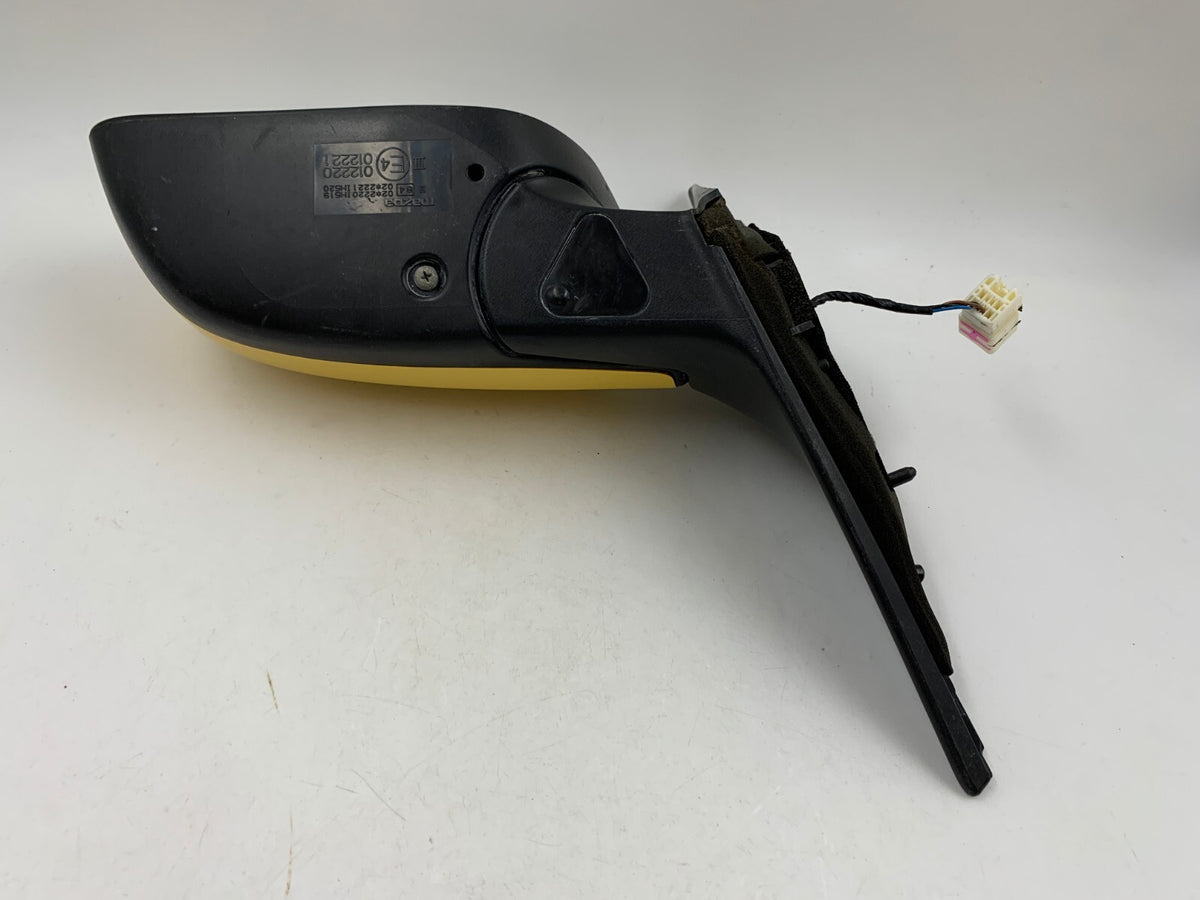 2007-2009 Mazda 3 Driver Side View Power Door Mirror Yellow OEM C01B03015