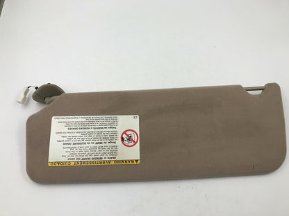 2004 Toyota Sienna Passenger Sun Visor Tan Illumination OEM E02B58004
