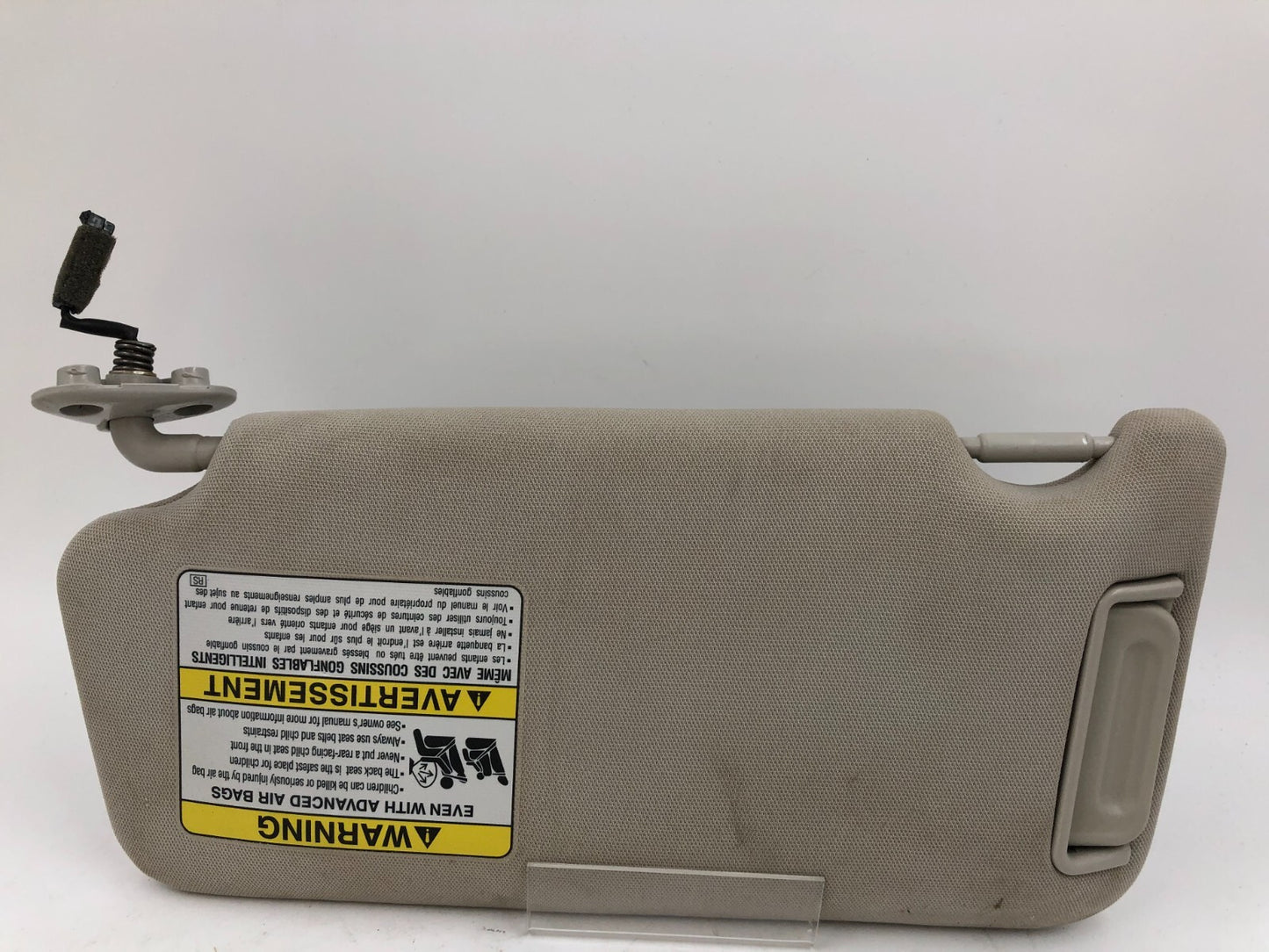 2010-2014 Subaru Legacy Passenger Sun Visor Gray Illuminated OEM B02B29005