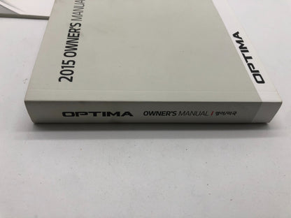 2018 Kia Optima Owners Manual Set with Case OEM A01B13021