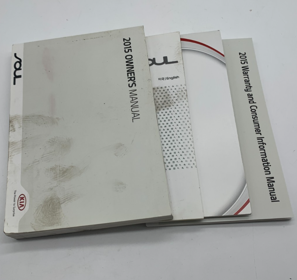 2015 Kia Soul Owners Manual Set OEM A02B43010