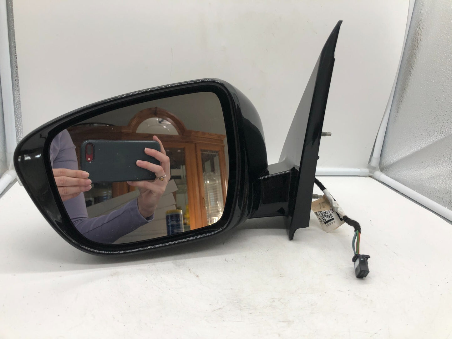 2017 Nissan Pathfinder Driver Side Power Door Mirror Gray OEM E03B35001