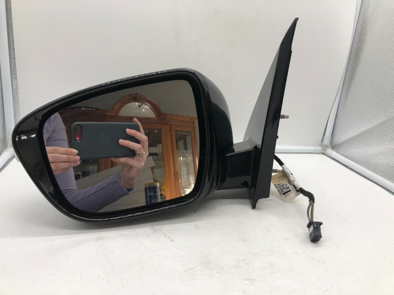 2017 Nissan Pathfinder Driver Side Power Door Mirror Gray OEM E03B35001