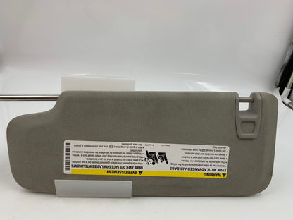 2013-2016 Chevrolet Malibu Passenger Sunvisor Gray Illuminated OEM