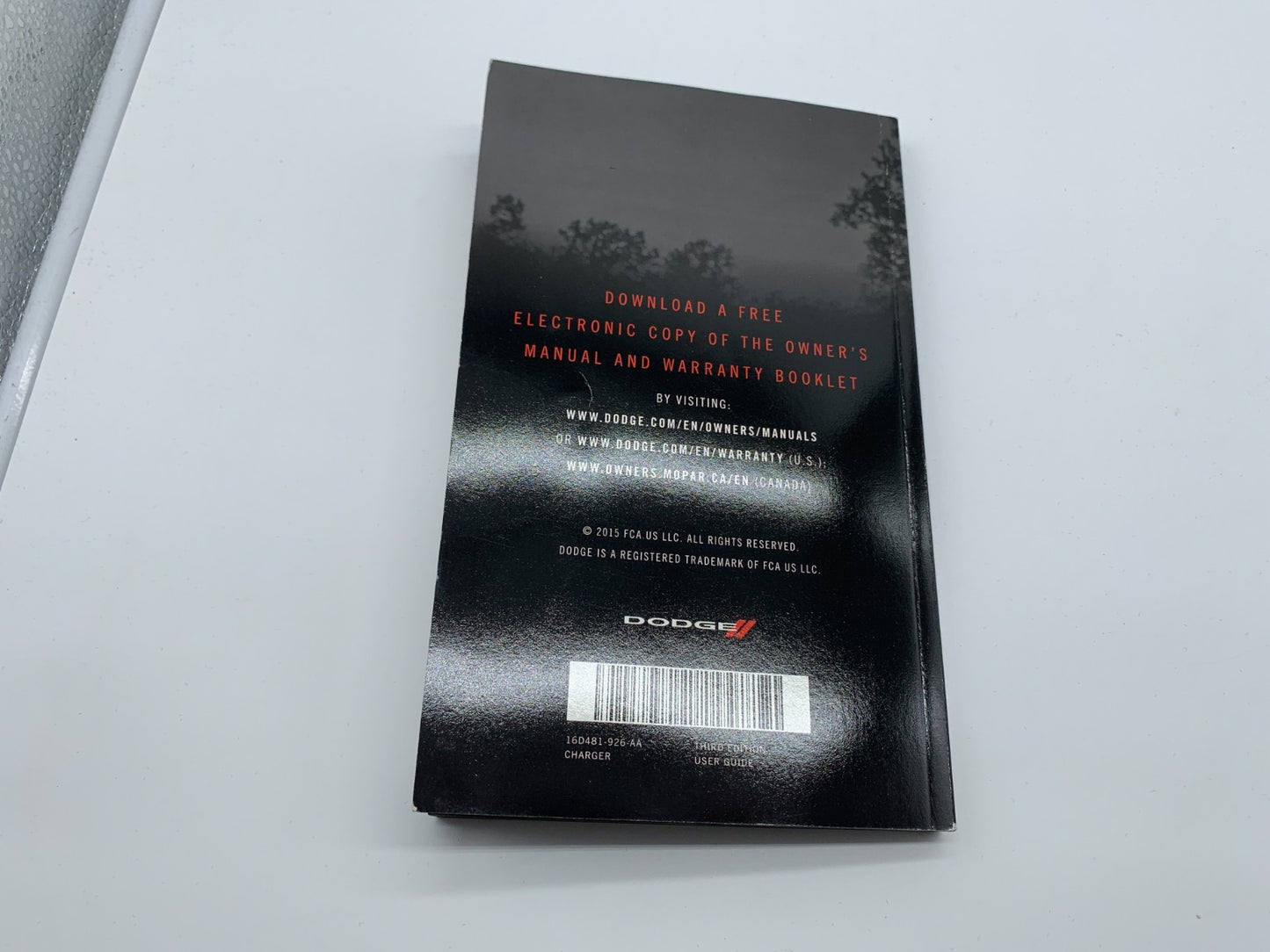 2016 Dodge Charger Owners Manual Set with Case OEM B03B04014