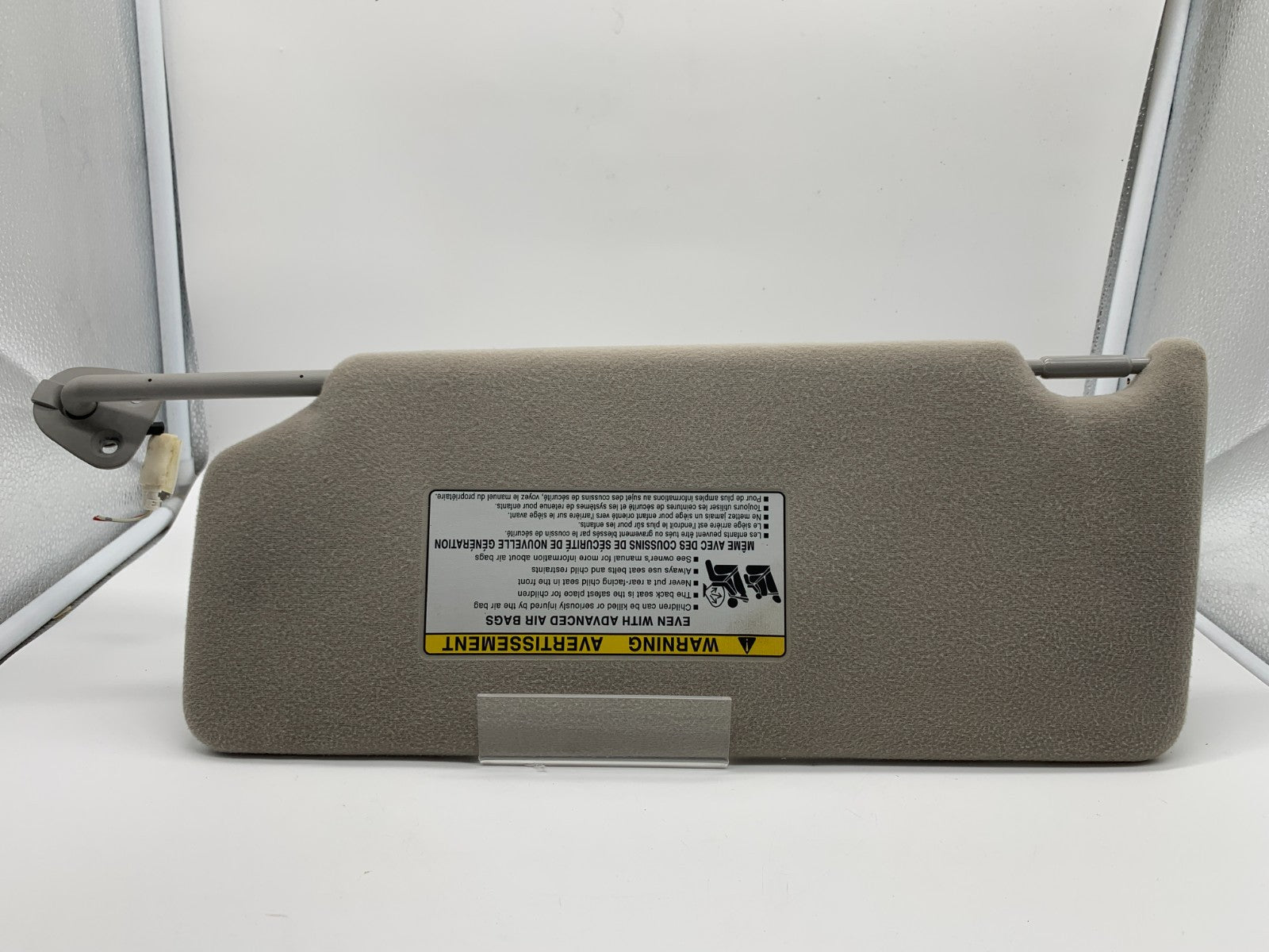 2005-2012 Toyota Avalon Passenger Sun Visor Illuminated Beige D01B20032