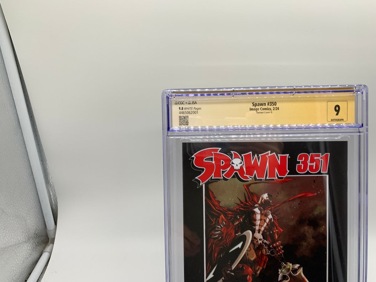 Spawn #350 CGC 9.8 JSA McFarlane Retailer Thank You Cover Signed by McFarlane