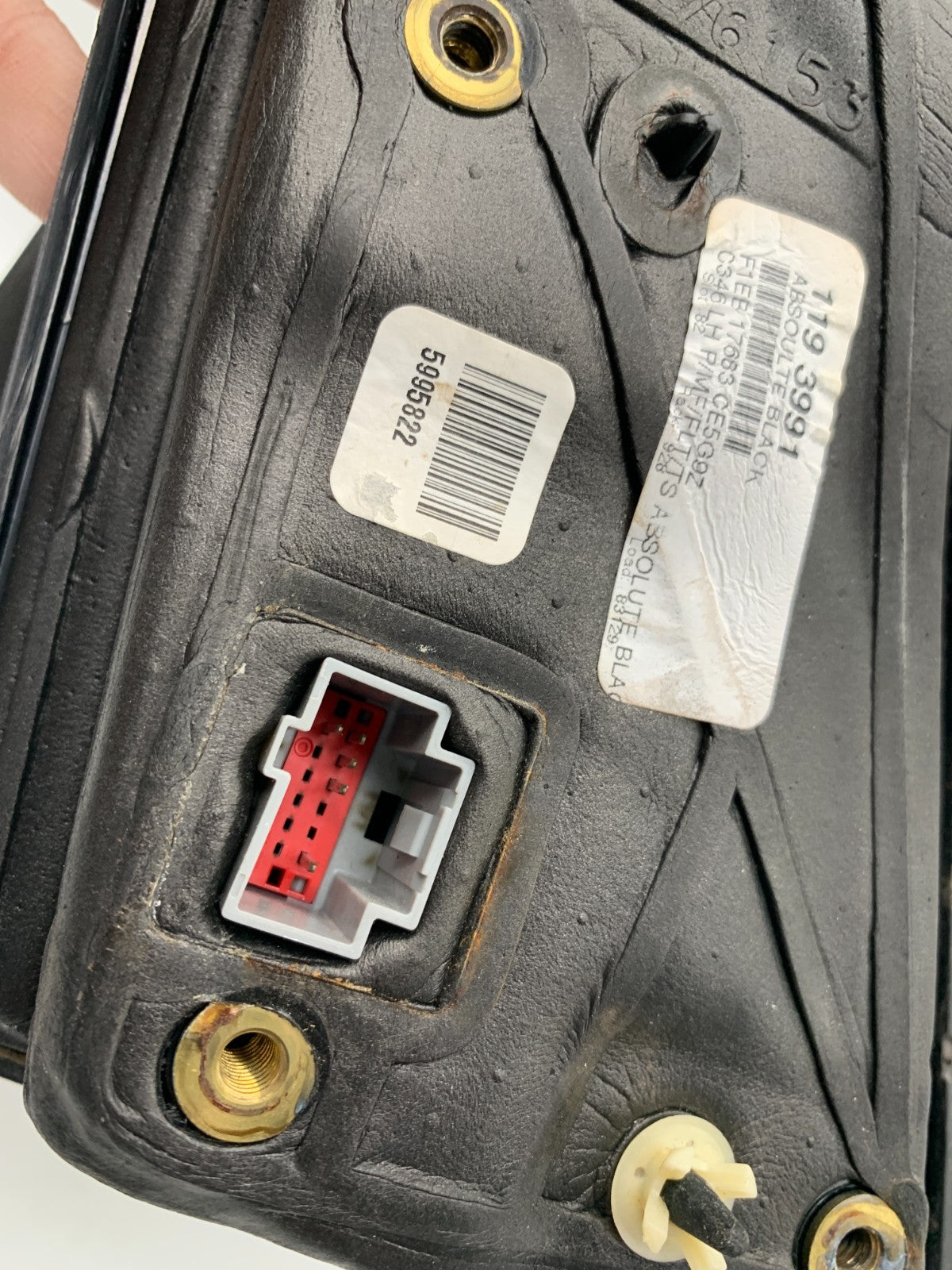 2015-2018 Ford Focus Driver Side View Power Door Mirror Black OEM C02B15032