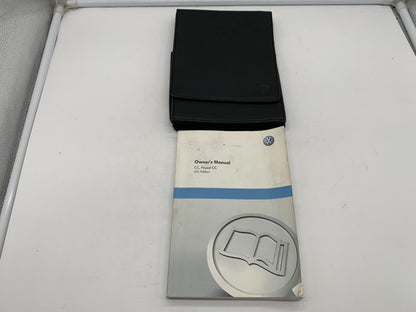 2010 Volkswagen Passat CC Owners Manual with Case OEM C02B03004