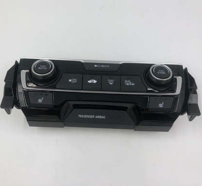 2016-2018 Honda Civic AC Heater Climate Control Unit OEM B03B03002