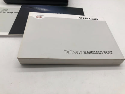 2015 Kia Optima Owners Manual Set with Case OEM D02B66013