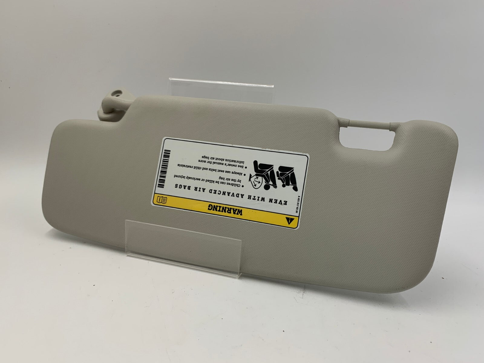 2008-2016 Smart Fortwo Passenger Sun Visor Gray OEM C03B31004