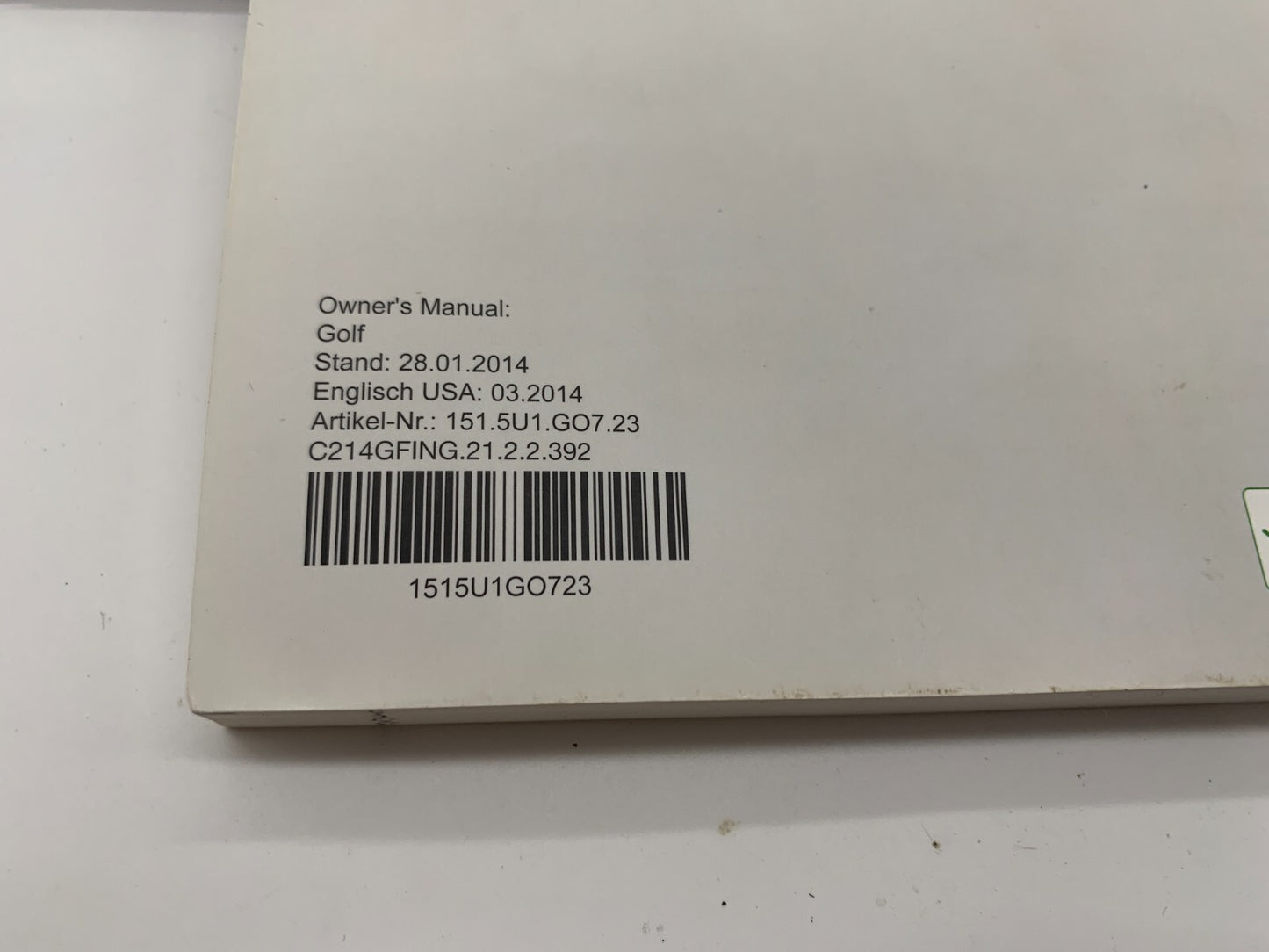 2015 Volkswagen Jetta Owners Manual Set with Case OEM D03B10002