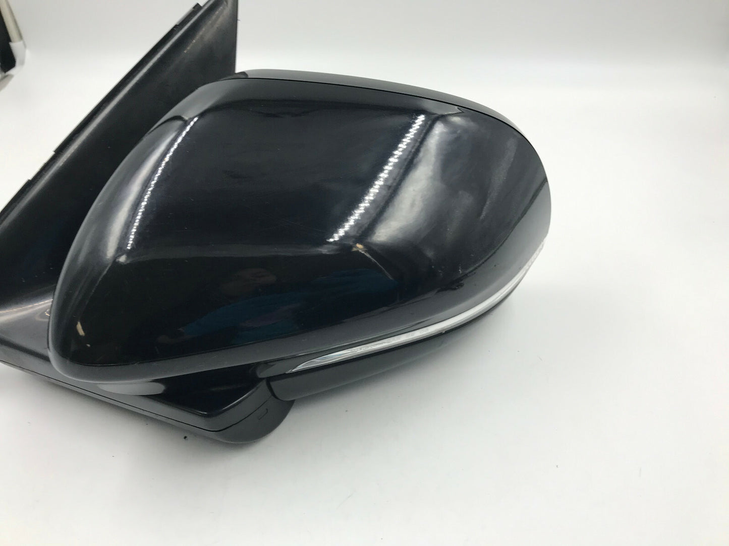 2010-2012 Jaguar XJ Driver Side View Power Door Mirror Black BSA OEM A03B09073