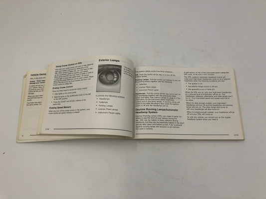 2004 Chevrolet Impala Owners Manual OEM C03B44029