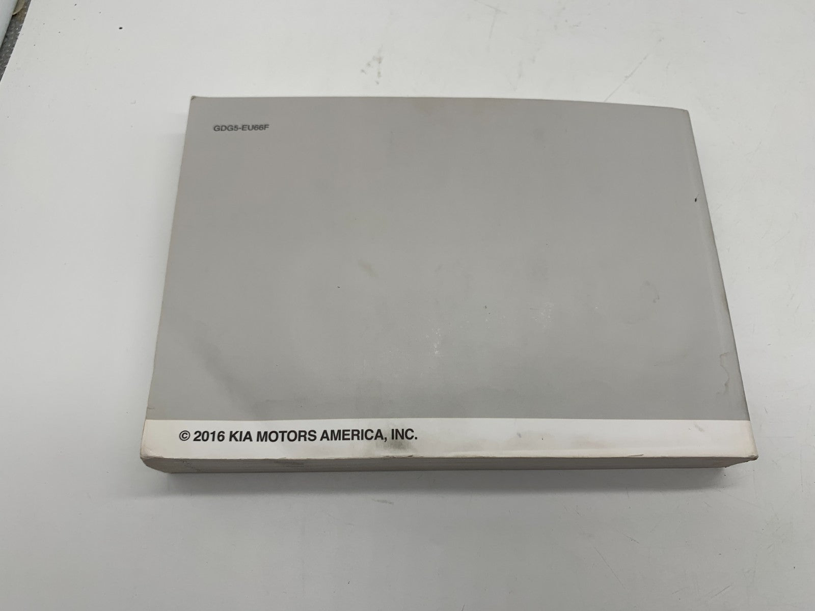2016 Kia Optima Owners Manual with Case OEM A02B55010