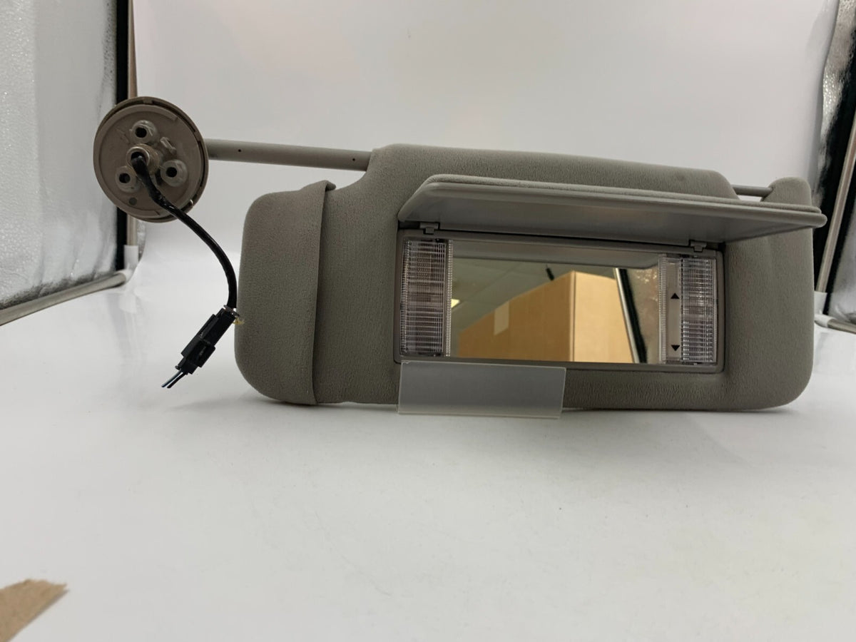 2005-2007 Cadillac STS Driver Sun Visor Gray Illuminated OEM B01B12056