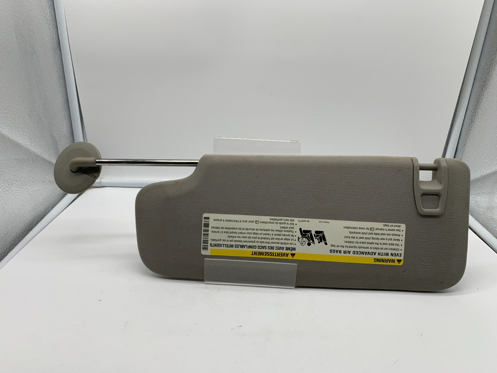 2004-2012 Chevrolet Malibu Passenger Sun Visor Gray OEM A01B41013