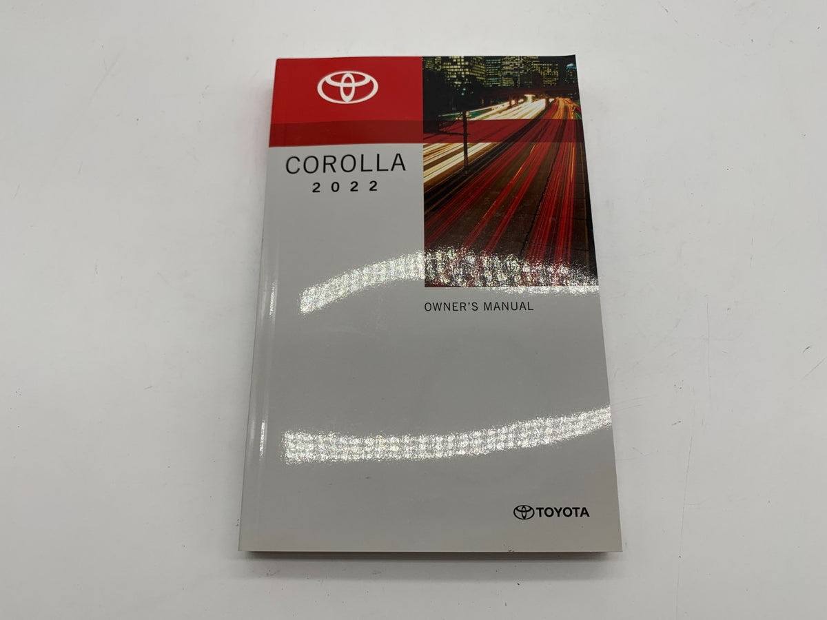 2022 Toyota Corolla Owners Manual Set OEM C04B38004