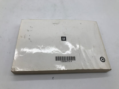 2009 Chevrolet Malibu Owners Manual OEM D01B13006