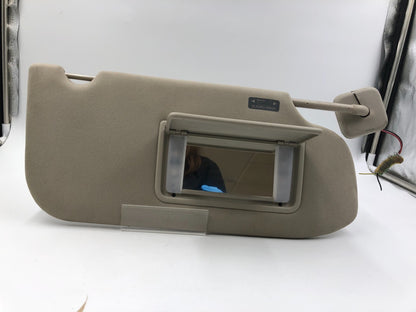 2010-2012 Lincoln MKT Passenger Sun Visor Beige illuminated OEM B01B02004