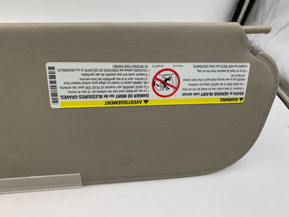 2003-2019 Chevrolet Express 2500 Passenger Sun Visor Gray Illuminated D01B16003