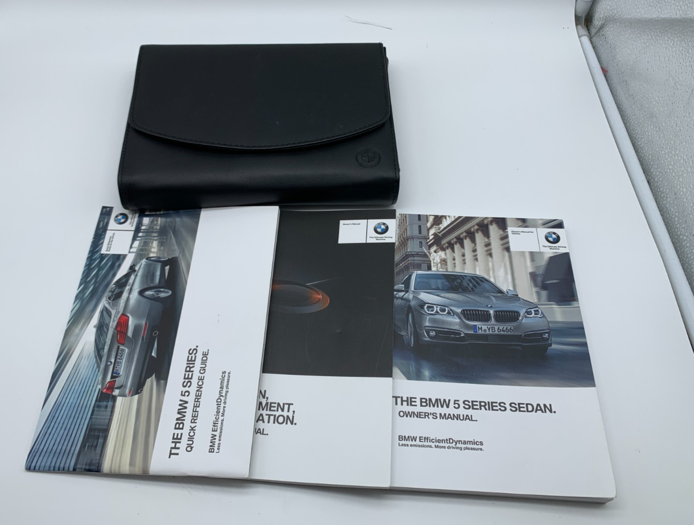 2014 BMW 5 Series Owners Manual Set with Case OEM C04B51006