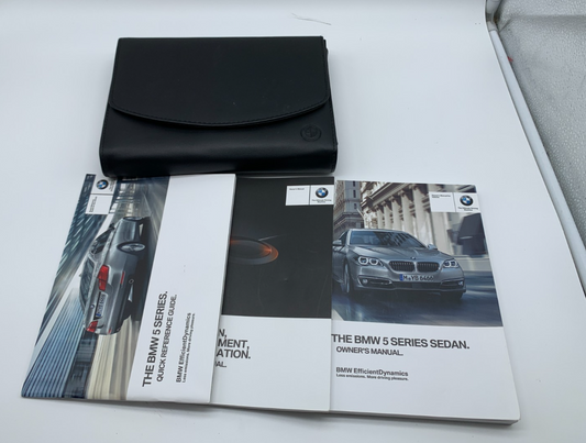 2014 BMW 5 Series Owners Manual Set with Case OEM C04B51006