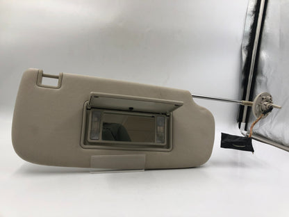 2011-2013 Jeep Grand Cherokee Passenger Sun Visor Gray Illuminated OEM E01B11026