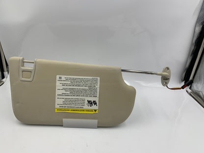 2013-2018 Ford Focus Driver Sun Visor Ivory Illuminated OEM E01B07020