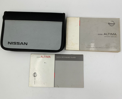 2008 Nissan Altima Owners Manual Set with Case OEM C04B42048