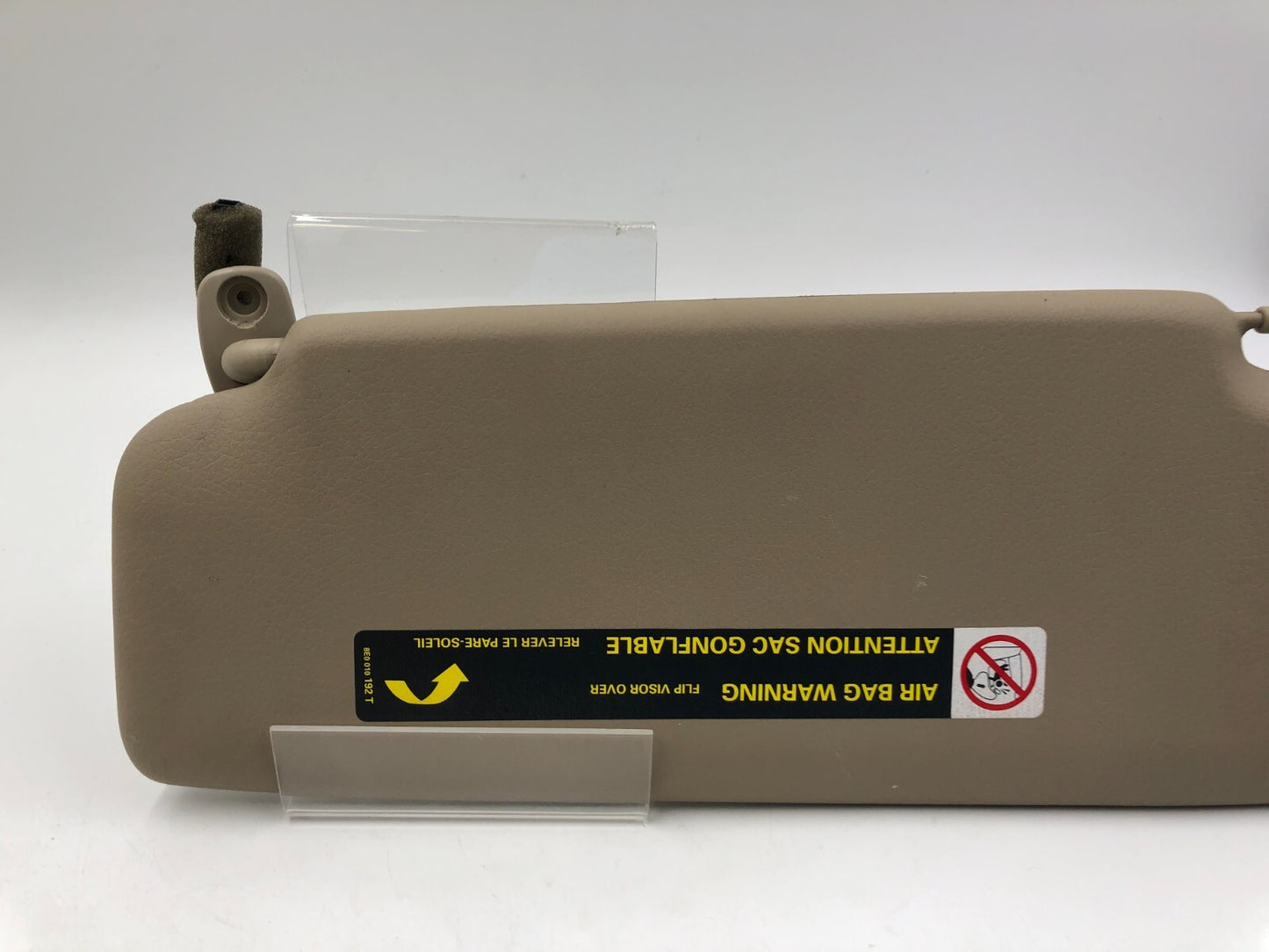 2003-2009 Audi A4 Passenger Sun Visor Brown Illuminated OEM B01B02003