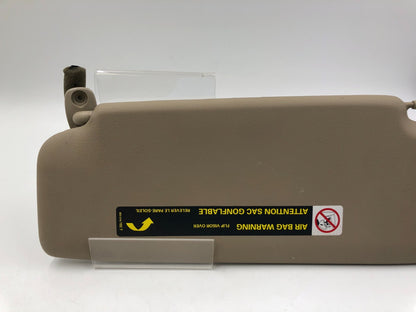2003-2009 Audi A4 Passenger Sun Visor Brown Illuminated OEM B01B02003