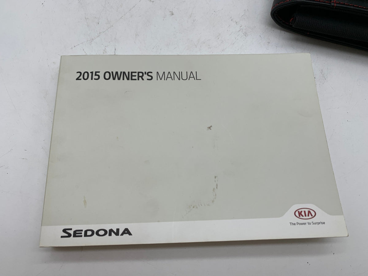 2015 Kia Sedona Owners Manual Set with Case OEM R01B01015