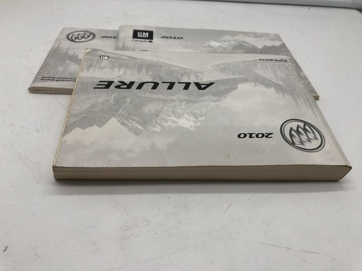 2010 Buick Allure Owners Manual Set OEM D02B62010