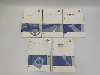 2010 Volkswagen Passat CC Owners Manual Set OEM A02B39066