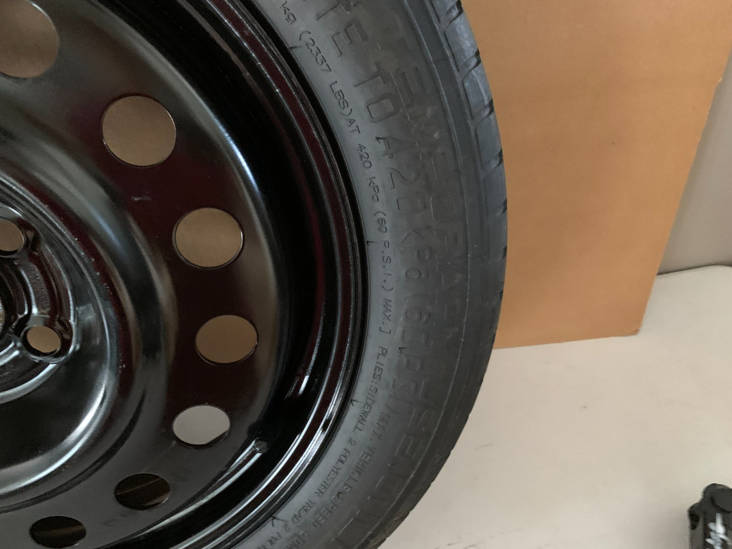 2015-2023 Ford Edge 17" Spare Tire with Jack Kit Compact Donut T155/70R17