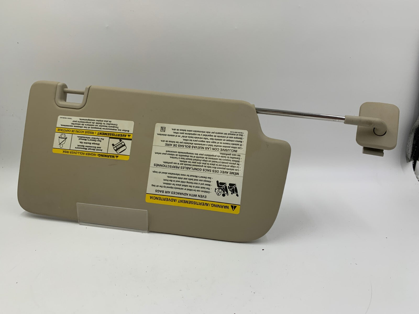 2019-2020 Ford Ranger Driver Sun Visor Sun Visor Beige OEM B01B04043