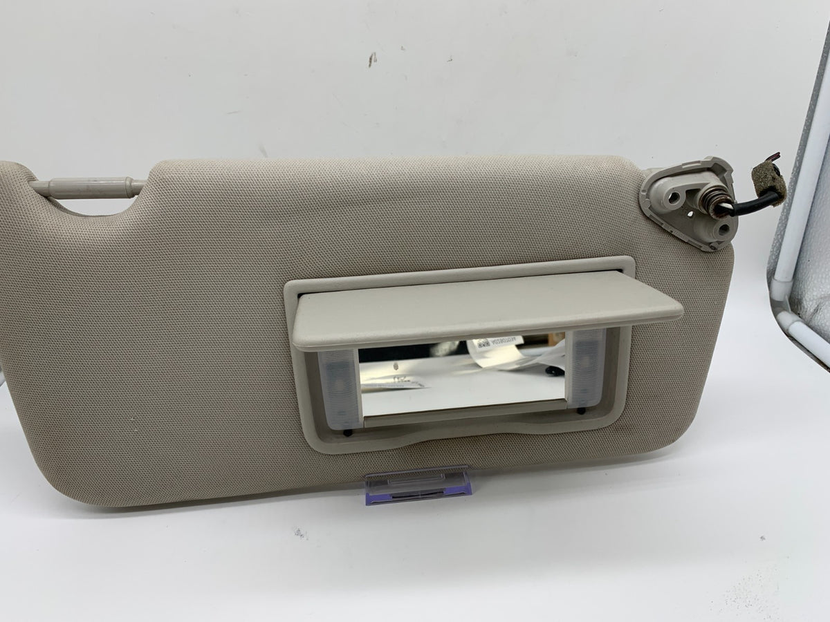 2010-2014 Subaru Legacy Passenger Sun Visor Gray Illuminated OEM A02B07020