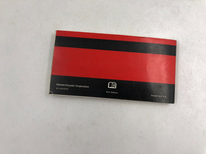 2005 Dodge Durango Owners Manual OEM A02B24024