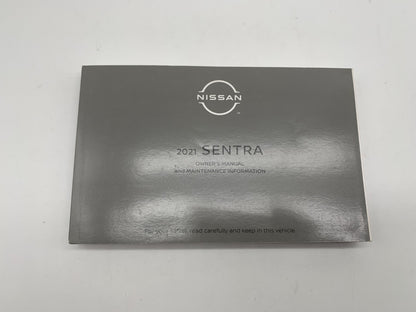 2021 Nissan Sentra Owners Manual Set with Case OEM E02B38005