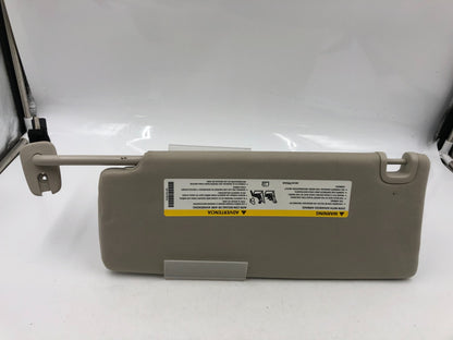 2014-2017 Jeep Grand Cherokee Passenger Sun Visor Gray Illuminated OEM D01B30084